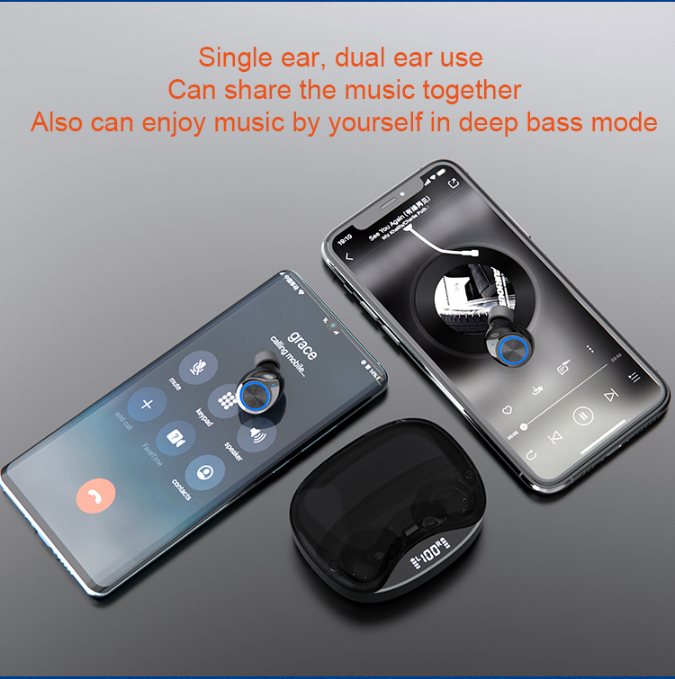 TWS EarBuds Super Bass Bluetooth Electronics Earphone 50 Touch